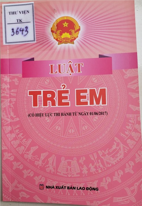 Giới thiệu sách: Luật trẻ em